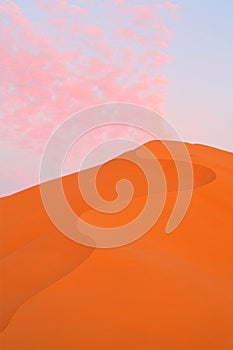 Sand dunes in the Sahara Desert, Morocco