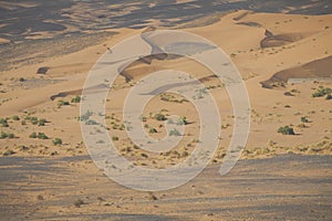 Sand dunes in the Sahara Desert, Morocco