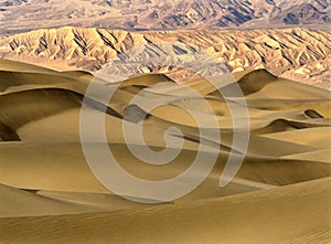 Sand dunes at sunrise