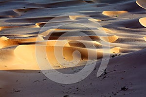 Sand Dunes at Sunset#1: Angles of Repose