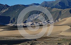 Sand dunes in Tibet