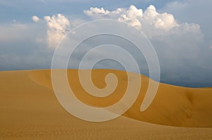 Sand dunes in Venezuela near the city of Coro