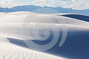 Sand dunes at white sands national monument [New Mexico, USA]