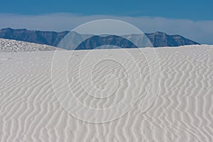 Sand dunes at white sands national monument [New Mexico, USA]