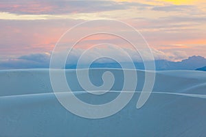 Sand dunes at white sands national monument [New Mexico, USA]