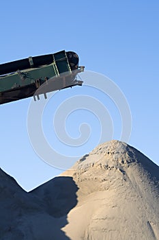 Sand extraction photo