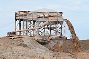 Sand extraction for the production