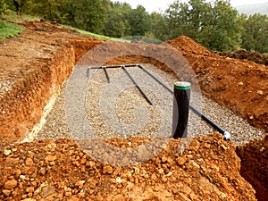 Sand and Gravel Drainage System