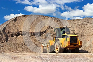 Sand and gravel site