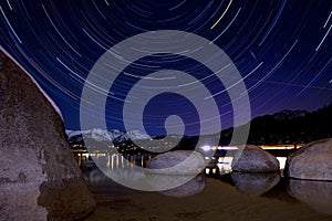 Sand Harbor, Lake Tahoe Star Trails