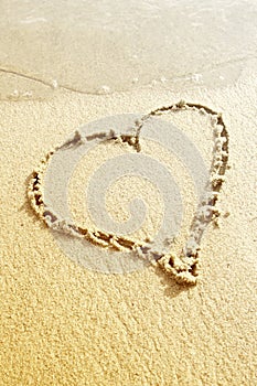 Sand heart