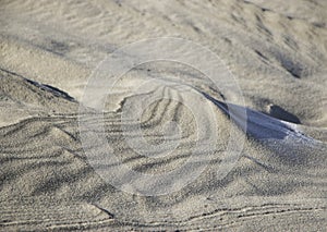 Sand and ice pattern