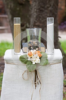 Sand jars for wedding