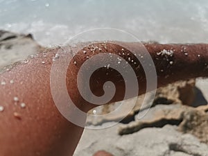 sand like grains of rice Is Arutas beach