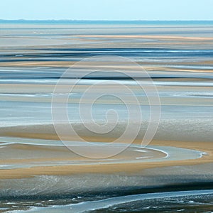 Sand at low tide