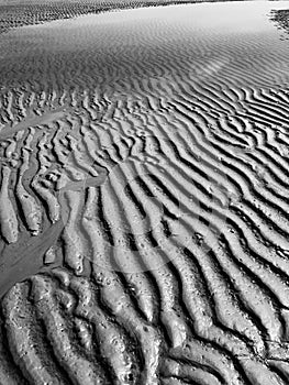 Sand at low tide photo