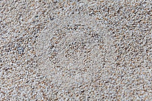 Sand, many small and white stones, seamless texture