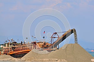 Sand mining