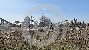 Sand mining factory Netherlands