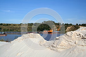 Sand mining in Limburg