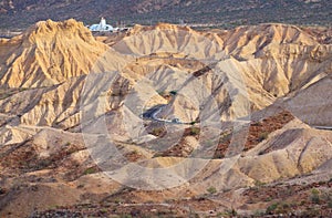 Sand mountains near santa rosalia in baja california sur III photo