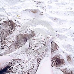 Sand on my feet photo