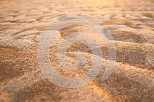 sand pattern in the desert