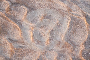 sand pattern in the desert