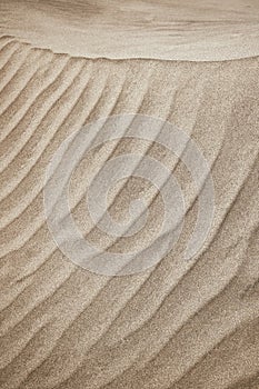 Sand pattern, interesting abstract texture from sand tune on cape verde