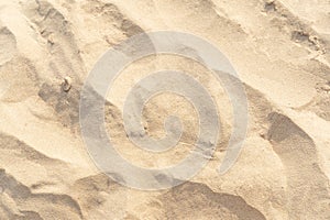 Sand pattern texture for background. Brown desert pattern from tropical beach