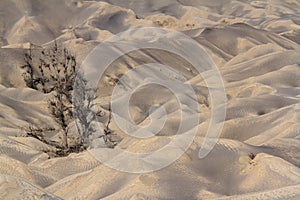 Sand pattern of vocano