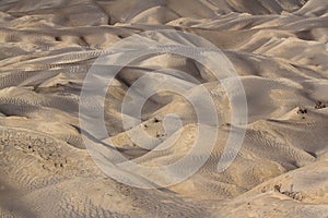 Sand pattern of vocano