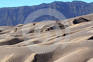 Sand pattern of vocano