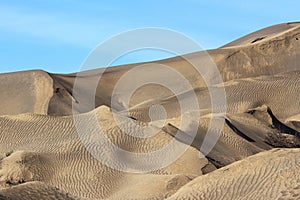 Sand pattern of vocano