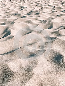 Sand pattern by wind