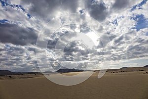 Sand patterns Natural park,Corralejo,Canary-islands,Spain