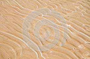 Sand patterns in Santa Ana beach, near Juan Lacaze, Colonia, Uruguay