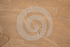 Sand patterns and textures on the beach of Phu Quoc