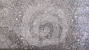 Sand and pebbles with clear water in ornamental pond