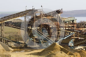 Sand quarry