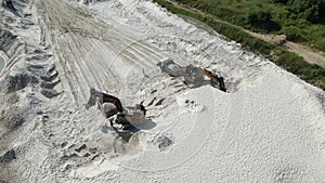 sand quarry heavy industrial equipment