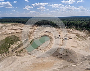 Sand Quarry in Vilnius, Lithuania