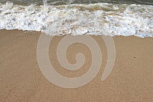 Sand ripples on the beach