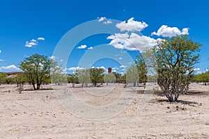 Sand road in the Ugab River valley, Namibia