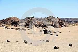 Sand and Rocks Desert