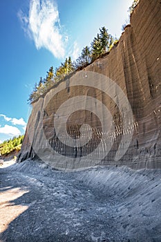 Sand rocks. Gorny Altai, Russia