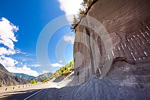 Sand rocks. Gorny Altai, Russia