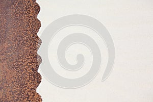 Sand rusty metal background