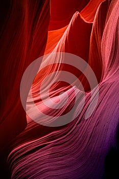 Sand Scoured Rocks in Lower Antelope Canyon photo