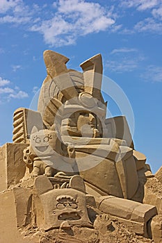 Sand sculpture